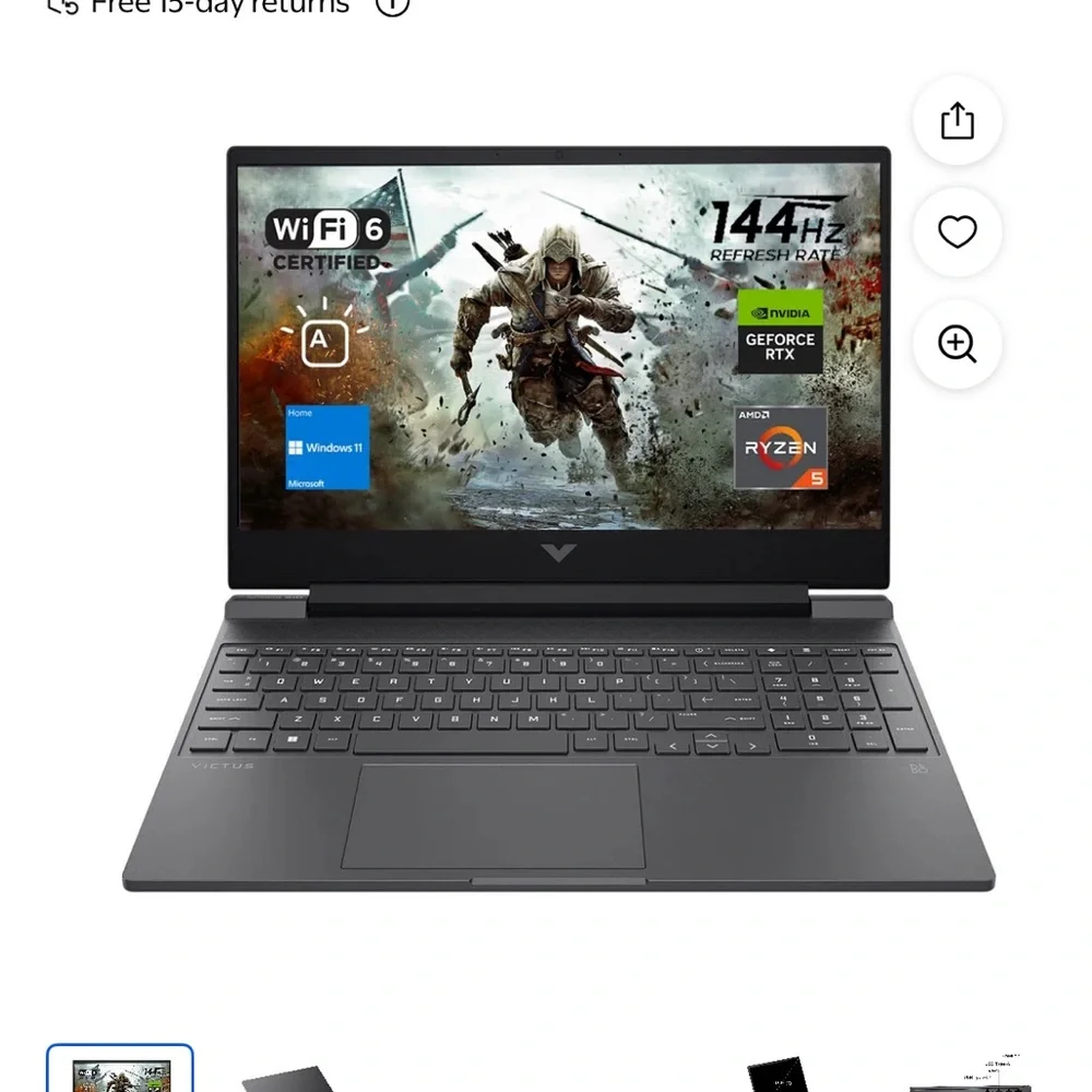 HP Victus Gaming Laptop - Black